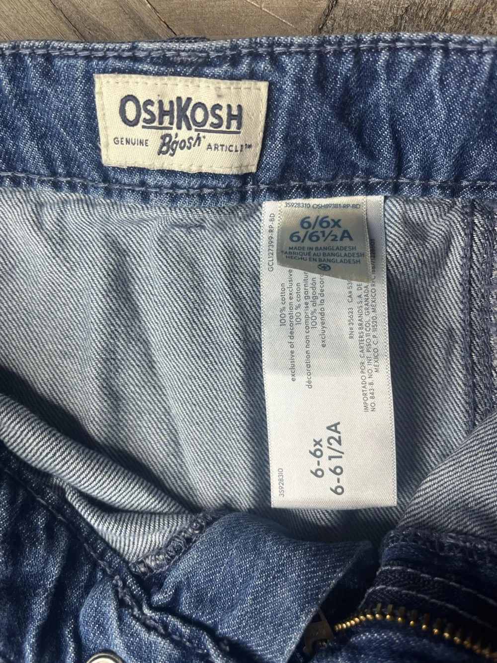 OshKosh B'gosh Blue Denim Pocket Skirt